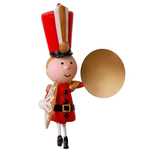 New! Clashing Cymbals Hallmark Keepsake Christmas Ornament 2018 Toy Soldier Band - Picture 2 of 3